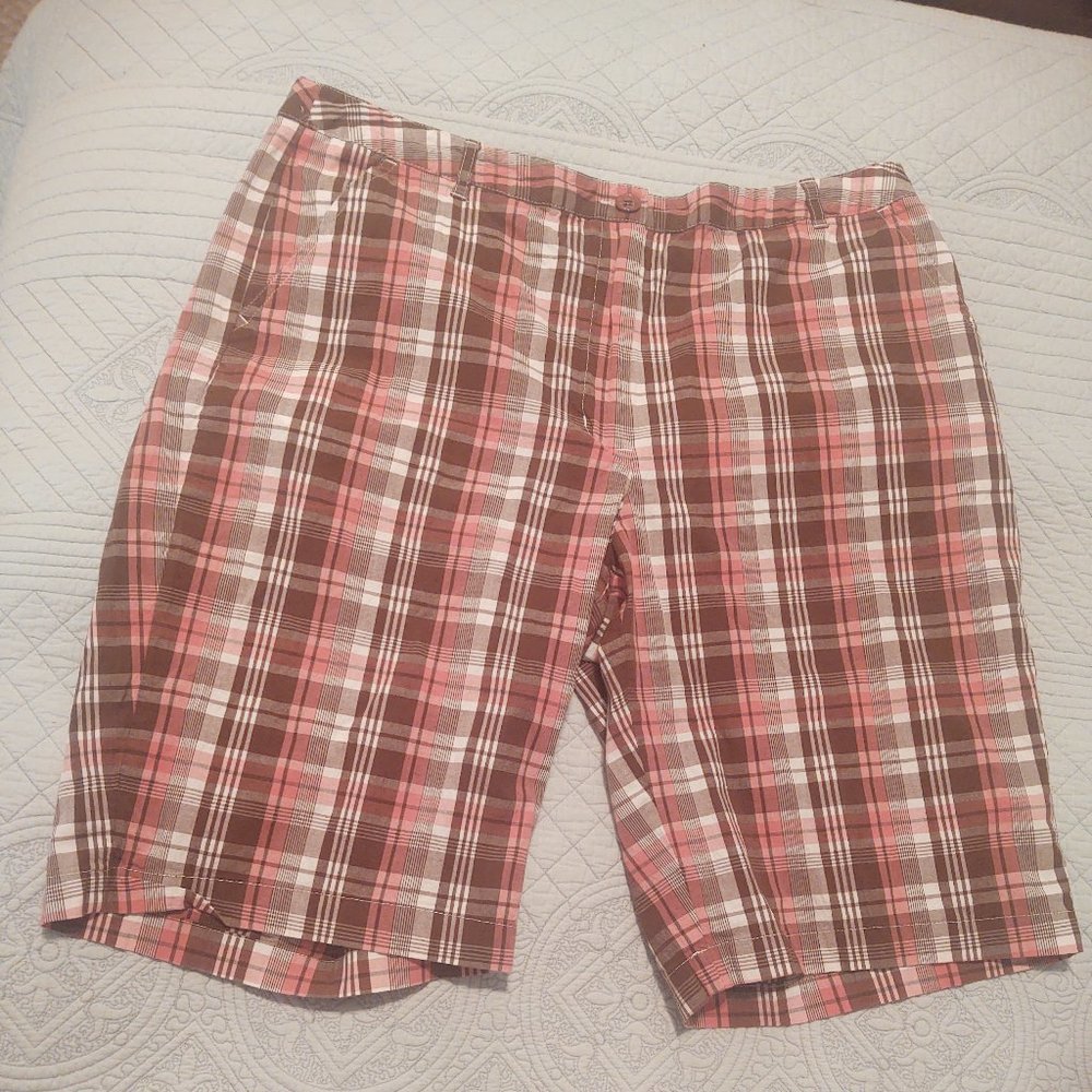 Hannah Stretch Plaid Shorts
